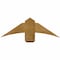 Ekena Millwork Bellingham Rough Sawn Timber Gable Bracket, Western Red Cedar, 36"W x 12"H x 6"D x 6"F, 8/12 Pitch GBW036X12X0606BEL00RWR - alternate 1